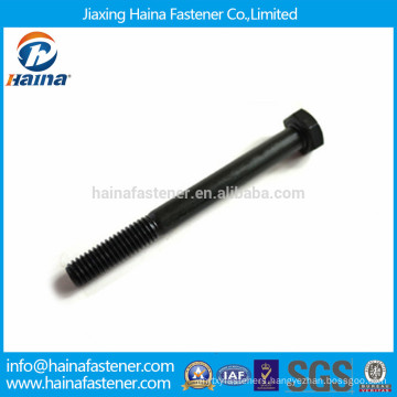 Alloy steel black half thread big hex bolt